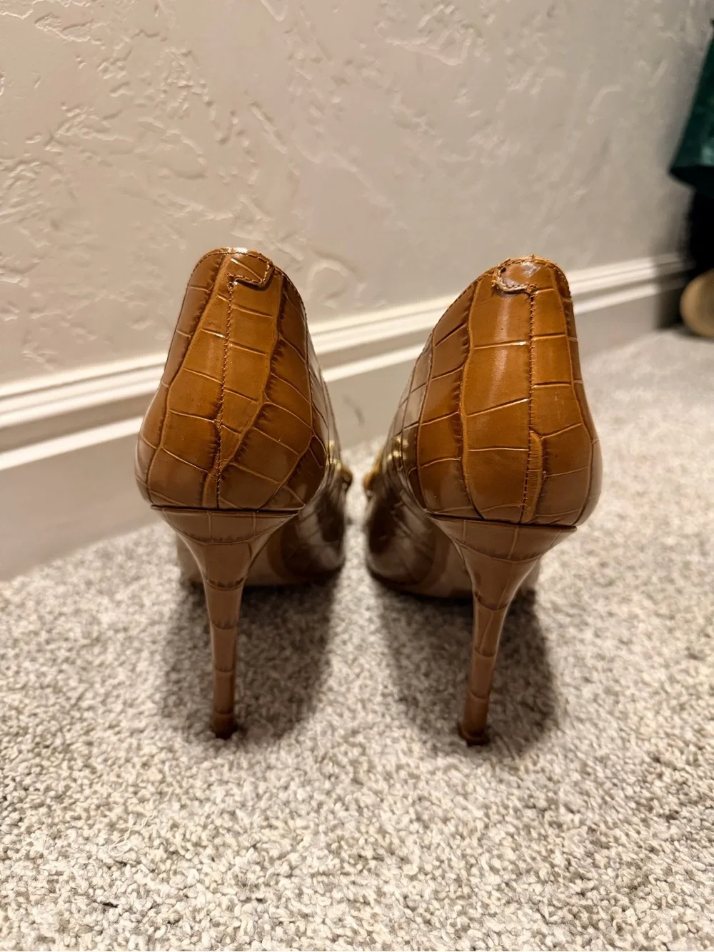 Michael Kors croc embossed